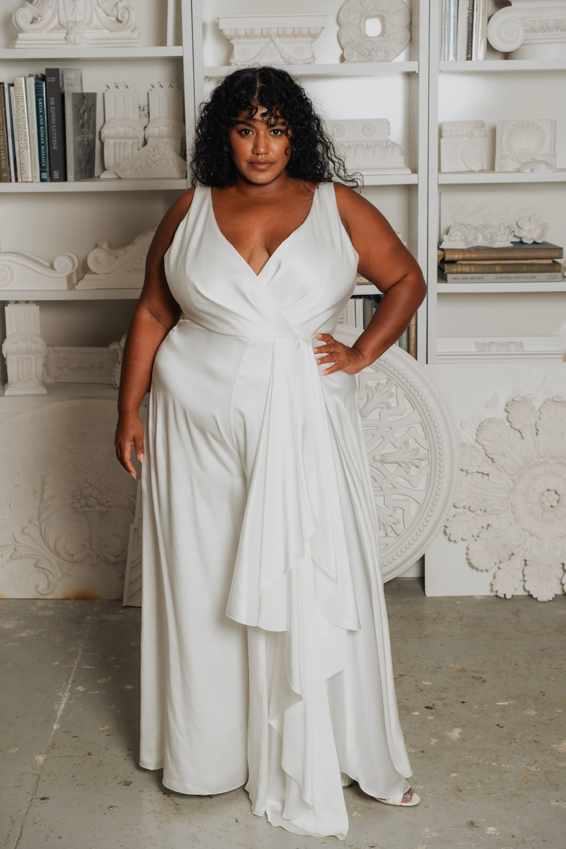 Bridal Jumpsuits Wedding Pantsuits in NYC Brooklyn Loulette Bride